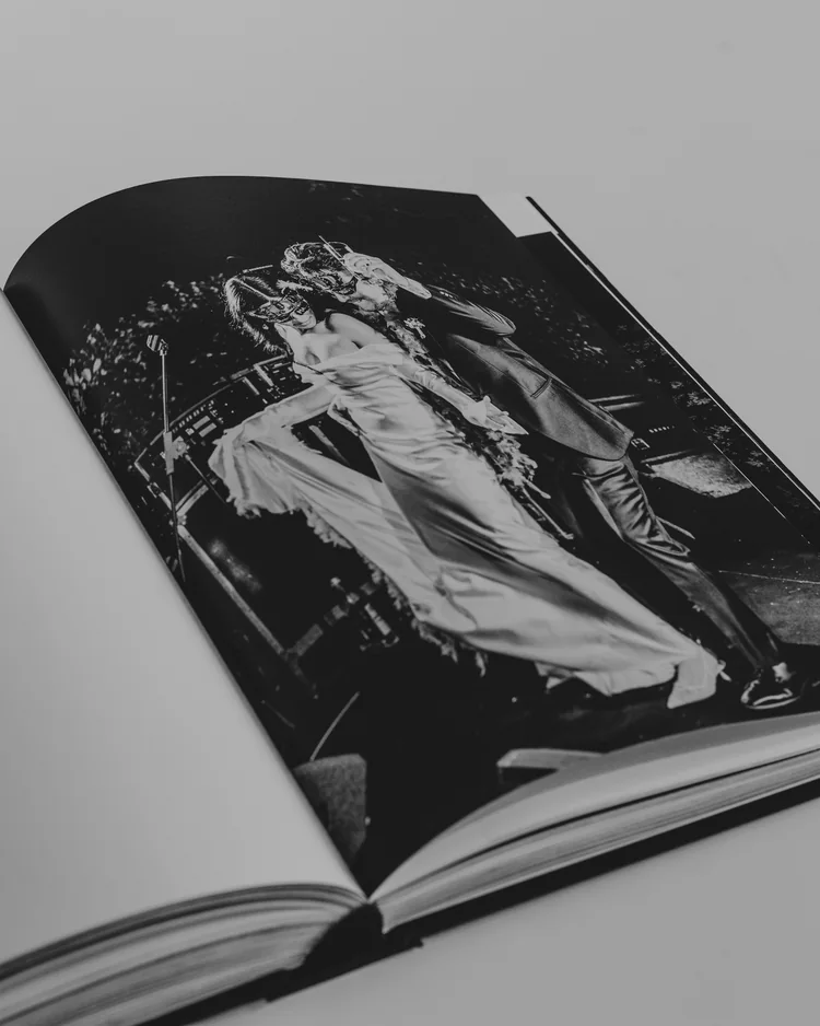The editorial album, printed and bound by hand